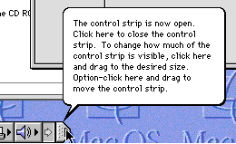 Balloon Help on a Mac running System 8